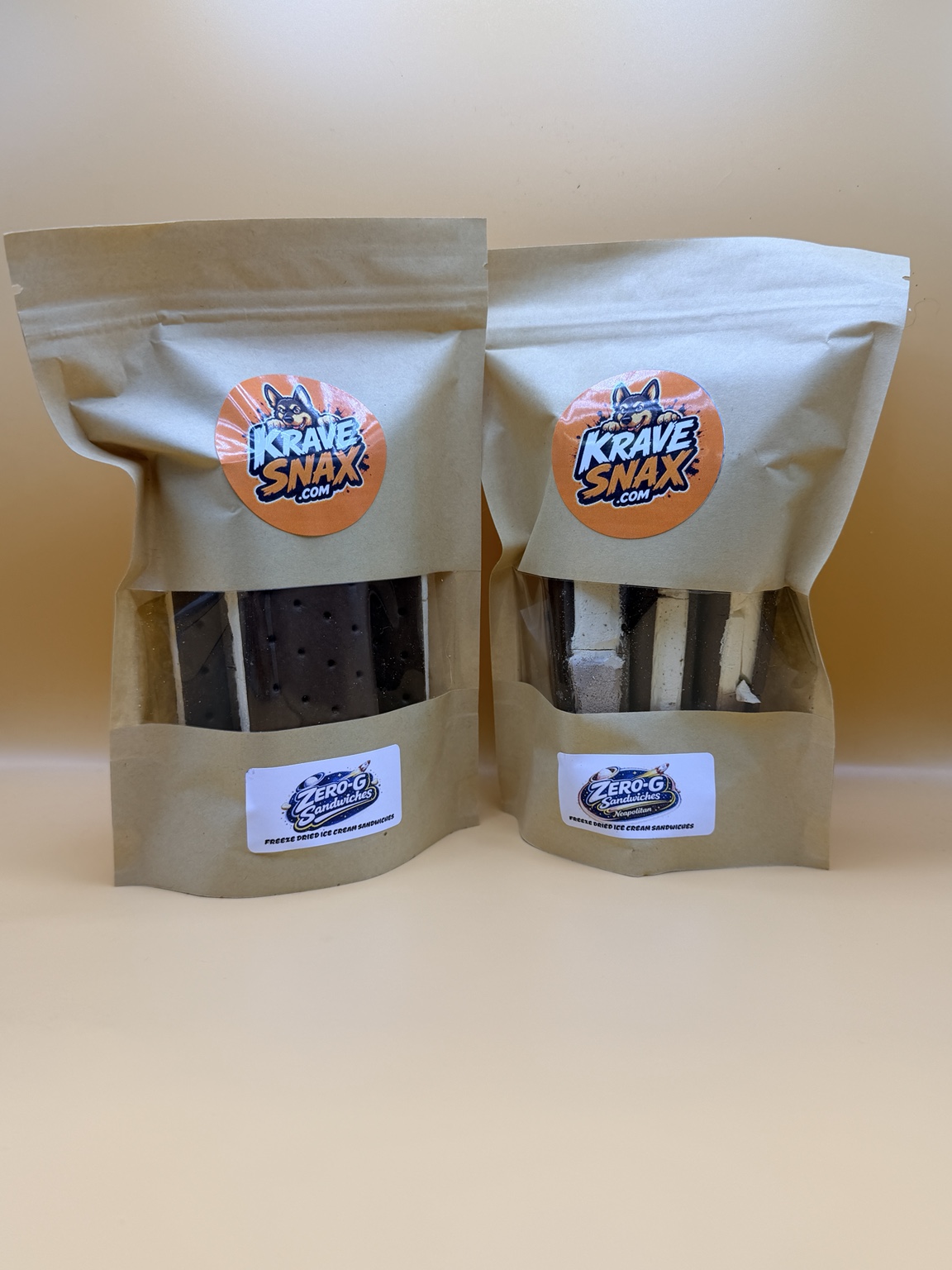 Zero-G Ice Cream Sandwiches